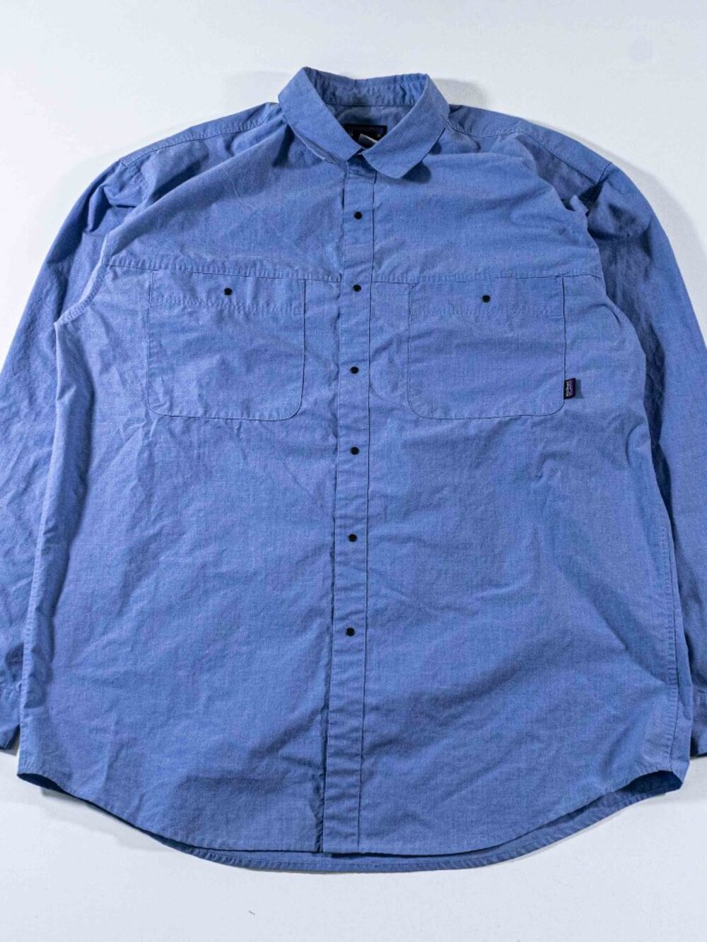 Patagonia BuzzStop L/S Shirt Large Vtg 90s Insect Repellent Snap Front L RARE